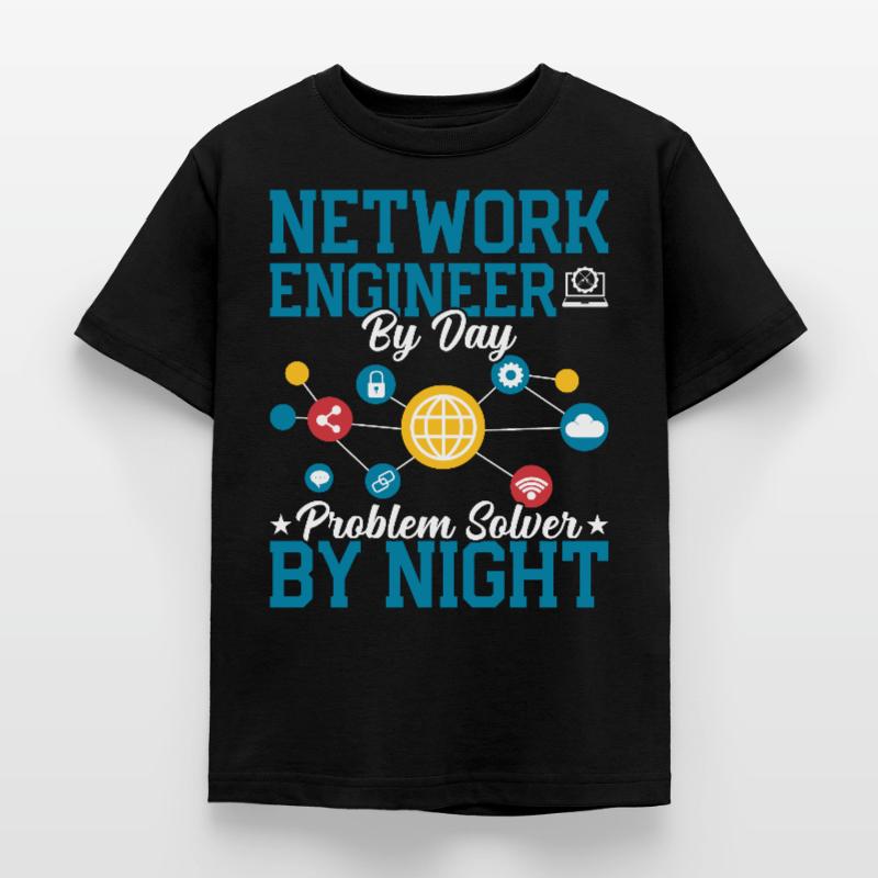Network Technician Problem Solver Administrator Kids' T-Shirt