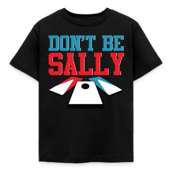 Lustiges Cornhole Corn Hole - Kinder T-Shirt - Schwarz - Vorne - AI Model Kid Female (0cm)