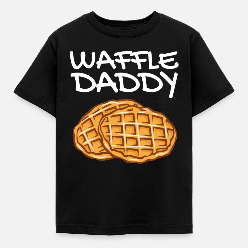 Waffle Daddy - T-shirt Enfant - noir