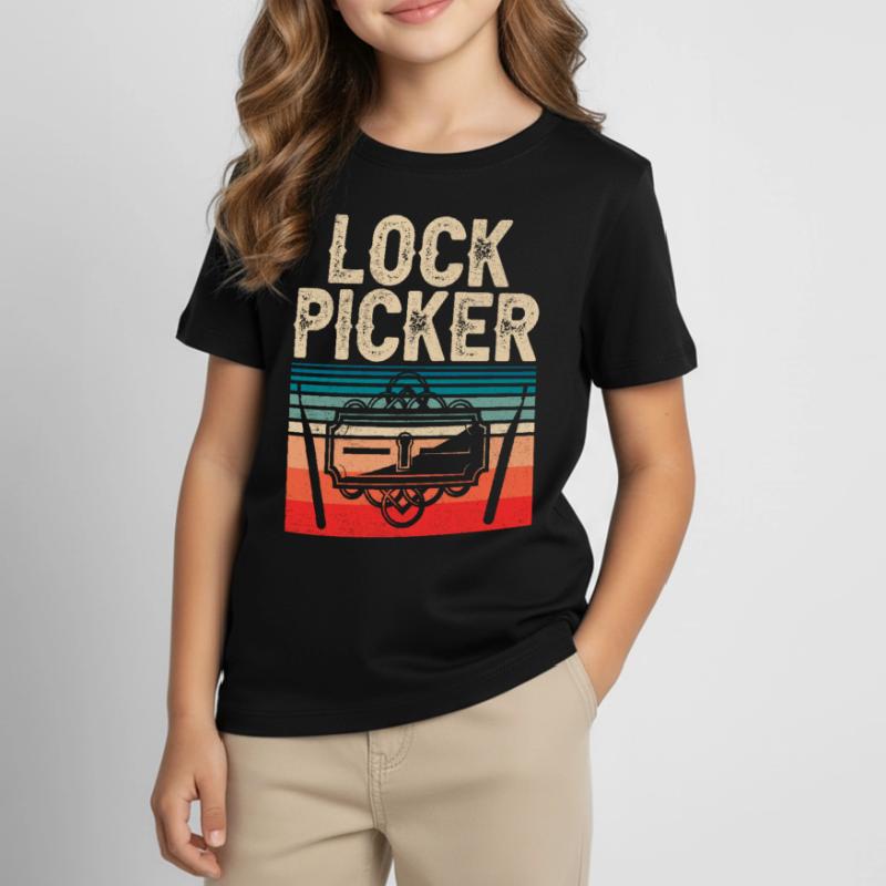 Lock Cracker Lock Picker Lock Lock Picking Kids' T-Shirt