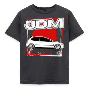Jdm / Tuning / Turbocompresseur / Jantes / Chiptuning - T-shirt Enfant - charbon - Devant - AI Model Kid Female (0cm)