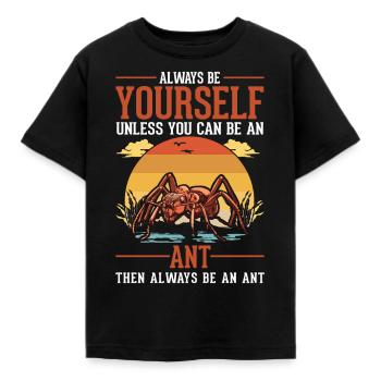 Ants Ant Farm Anthill Fire Ants - Kids' T-Shirt - black - Front - AI Model Kid Female (0cm)
