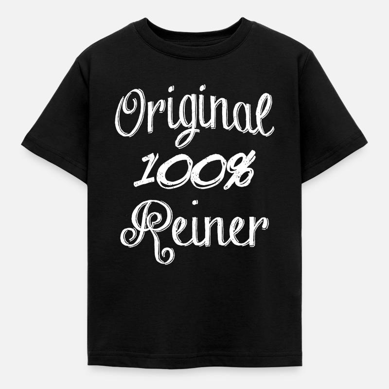 Original 100% Reiner - Kinder T-Shirt - Schwarz