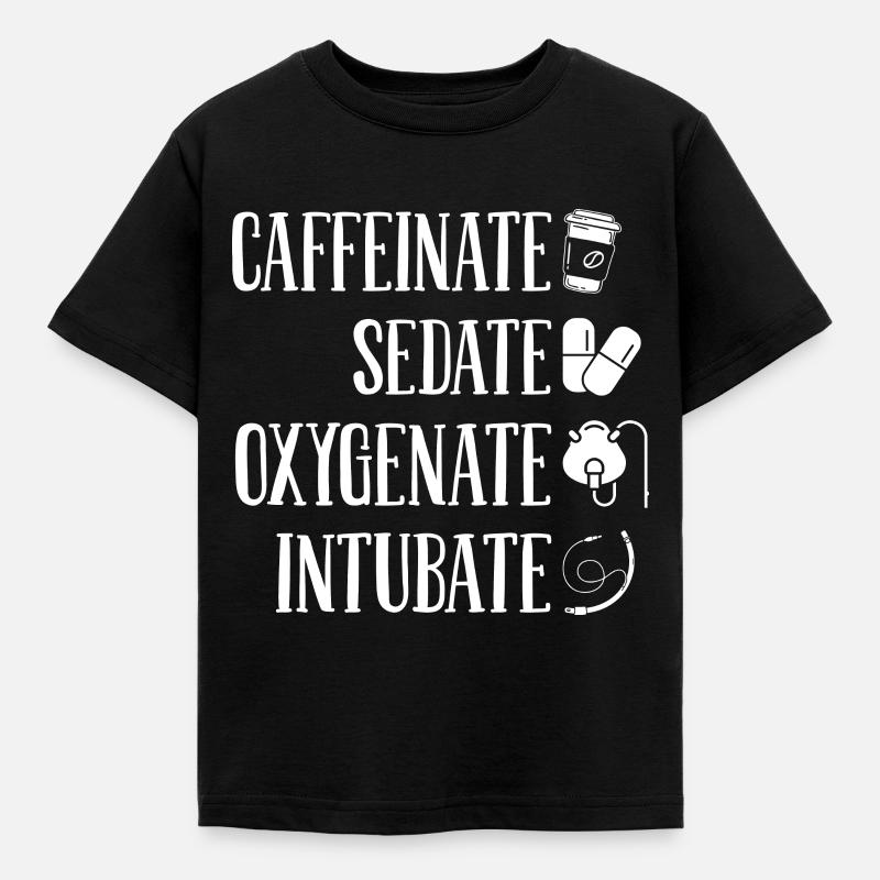 Anästhesist - Kinder T-Shirt - Schwarz