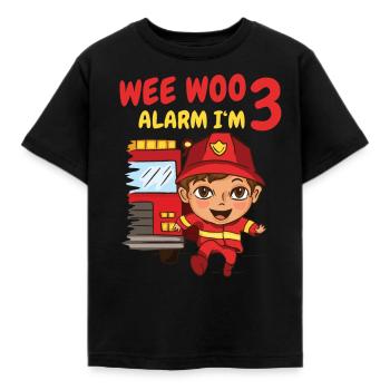 Geschenk 3 Jahre Geburtstagskind - Kinder T-Shirt - Schwarz - Vorne - AI Model Kid Female (0cm)