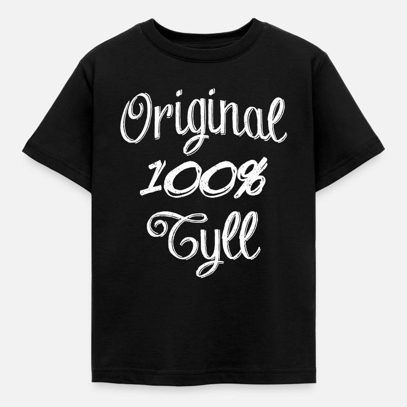 Original 100% Tyll - Kinder T-Shirt - Schwarz