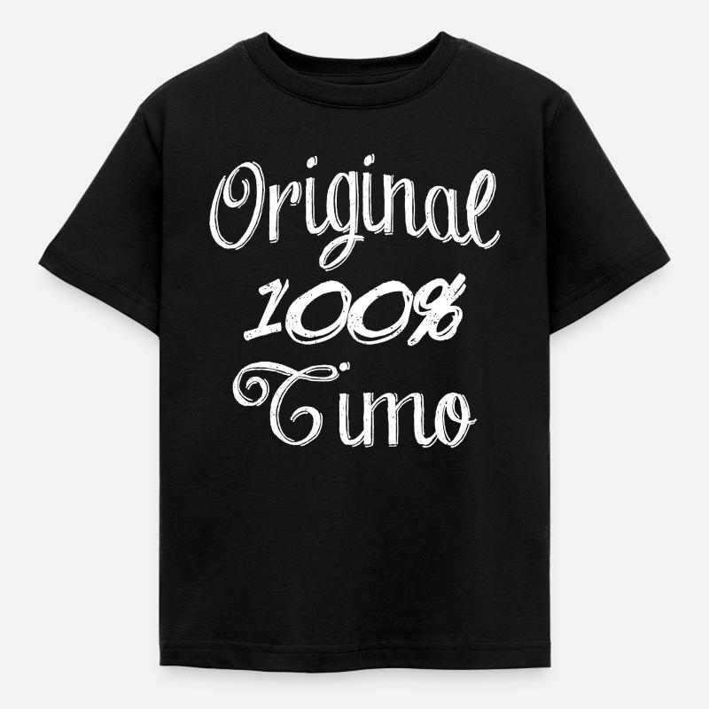 Original 100% Timo - Kids' T-Shirt - black