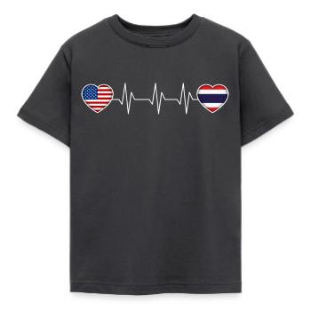 Thaïlande - T-shirt Enfant - charbon - Devant - AI Model Kid Female (0cm)