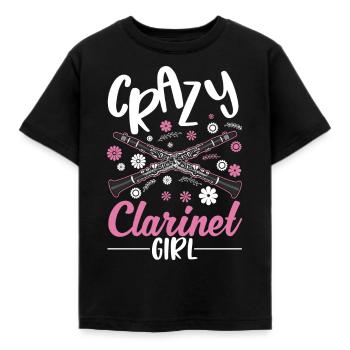 Clarinette Clarinette Clarinette Clarinettiste - T-shirt Enfant - noir - Devant - AI Model Kid Female (0cm)