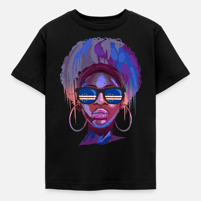 Cap Vert - T-shirt Enfant - noir