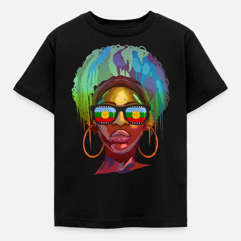 Mapuche - T-shirt Enfant - noir