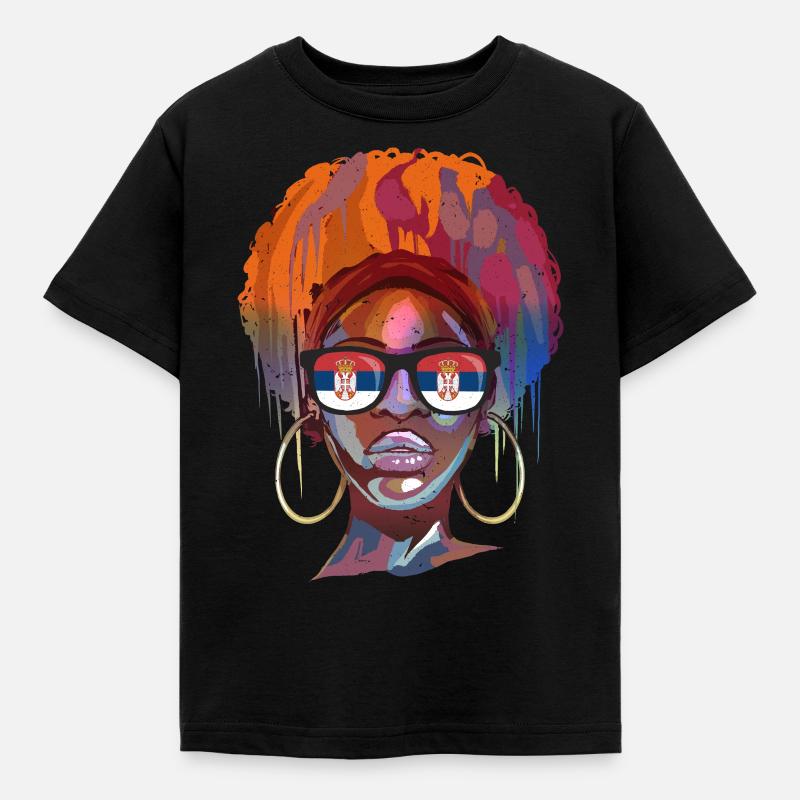 Serbie - T-shirt Enfant - noir