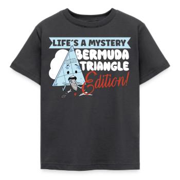 Mysteriöses Verschwindenlassen Im Bermudadreieck - Kinder T-Shirt - Dunkelgrau - Vorne - AI Model Kid Female (0cm)