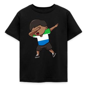 Sierra Leone - Kinder T-Shirt - Schwarz - Vorne - AI Model Kid Female (0cm)