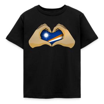Marshall Islands - Kids' T-Shirt - black - Front - AI Model Kid Female (0cm)
