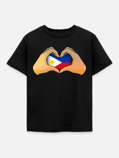 Philippinen - Kinder T-Shirt - Schwarz