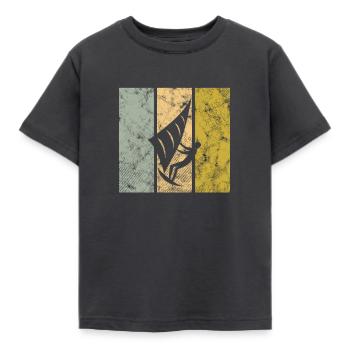 Kite - Kids' T-Shirt - dark grey - Front - AI Model Kid Female (0cm)