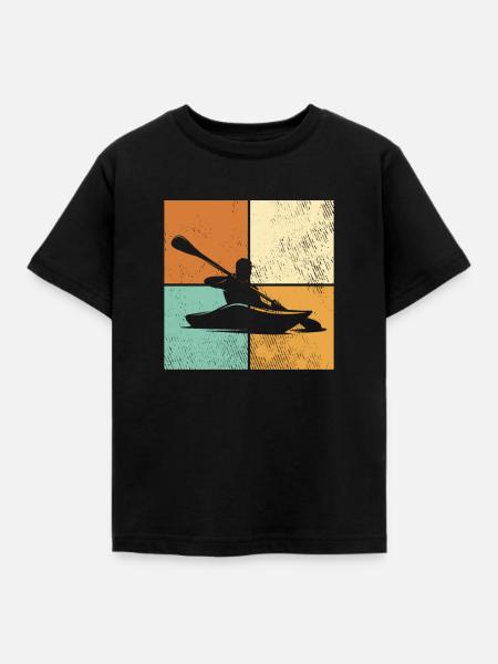 Kanu - Kinder T-Shirt - Schwarz
