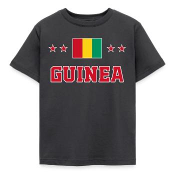 Guinée - T-shirt Enfant - charbon - Devant - AI Model Kid Female (0cm)