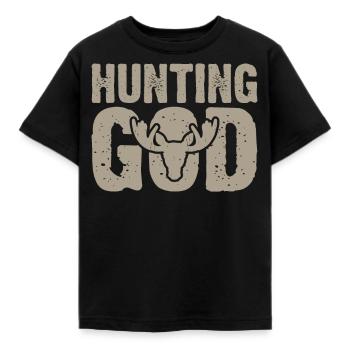Hunter - Kids' T-Shirt - black - Front - AI Model Kid Female (0cm)