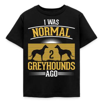 Lévrier cadeau lévrier Galgo - T-shirt Enfant - noir - Devant - AI Model Kid Female (0cm)
