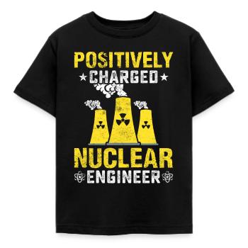 Technologie nucléaire Énergie nucléaire - T-shirt Enfant - noir - Devant - AI Model Kid Female (0cm)