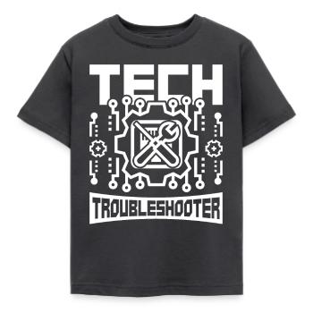 Utilitaire de dépannage technique pour l’administrateur réseau - T-shirt Enfant - charbon - Devant - AI Model Kid Female (0cm)