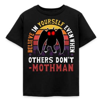 Cryptid Cryptozoology - Kids' T-Shirt - black - Front - AI Model Kid Female (0cm)