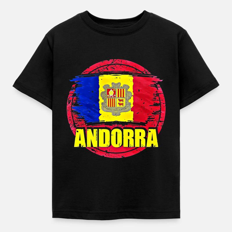 Andorre - T-shirt Enfant - noir