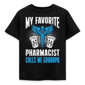 Apotheker Geschenk Apotheke - Kinder T-Shirt - Schwarz - Vorne - AI Model Kid Female (0cm)