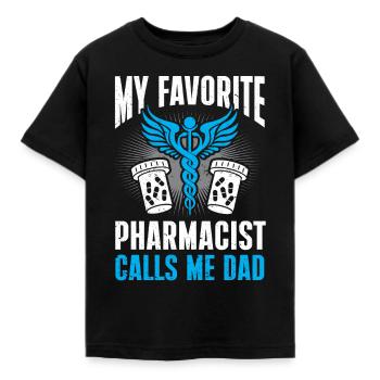 Apotheker Geschenk Apotheke - Kinder T-Shirt - Schwarz - Vorne - AI Model Kid Female (0cm)