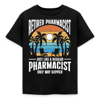 Apotheker Geschenk Apotheke - Kinder T-Shirt - Schwarz - Vorne - AI Model Kid Female (0cm)