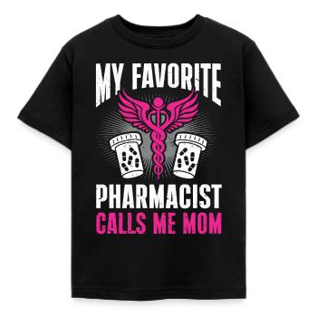 Apotheker Geschenk Apotheke - Kinder T-Shirt - Schwarz - Vorne - AI Model Kid Female (0cm)