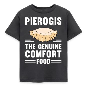 Pierogi Recipe Polish Pierogi - Kids' T-Shirt - dark grey - Front - AI Model Kid Female (0cm)
