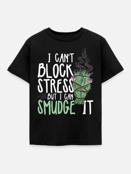 Smudging Wohnung Ausräuchern - Kinder T-Shirt - Schwarz