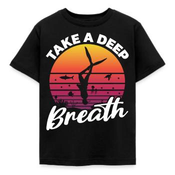 Plongée, Apnée Plongée, Apnée No Limit Apnée Apnée - T-shirt Enfant - noir - Devant - AI Model Kid Female (0cm)
