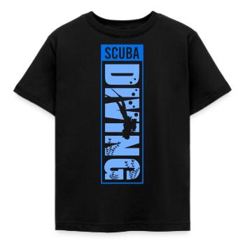 Plongée, Apnée Plongée, Apnée No Limit Apnée Apnée - T-shirt Enfant - noir - Devant - AI Model Kid Female (0cm)
