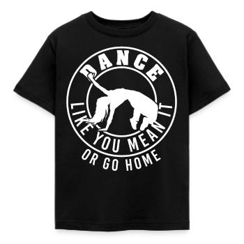 Funny Dancing Quote Street Dance Choreography - Kinder T-Shirt - Schwarz - Vorne - AI Model Kid Female (0cm)