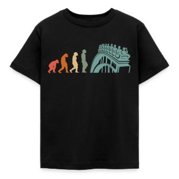 Parc D’attractions, Foire, Fête foraine, Fête foraine - T-shirt Enfant - noir - Devant - AI Model Kid Female (0cm)