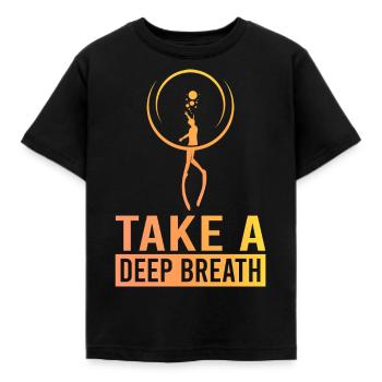 Plongée, Apnée Plongée, Apnée No Limit Apnée Apnée - T-shirt Enfant - noir - Devant - AI Model Kid Female (0cm)