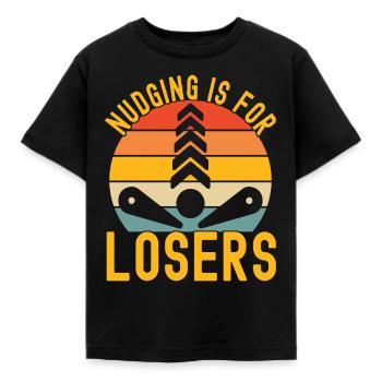 Pinball Flipper - Kids' T-Shirt - black - Front - AI Model Kid Female (0cm)