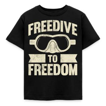 Plongée, Apnée Plongée, Apnée No Limit Apnée Apnée - T-shirt Enfant - noir - Devant - AI Model Kid Female (0cm)