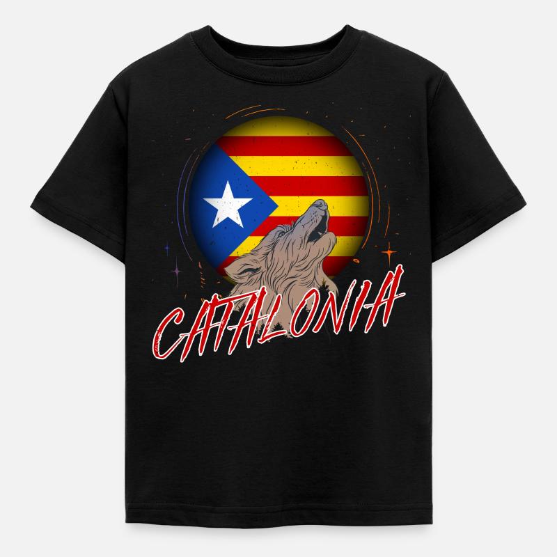 Catalogne - T-shirt Enfant - noir