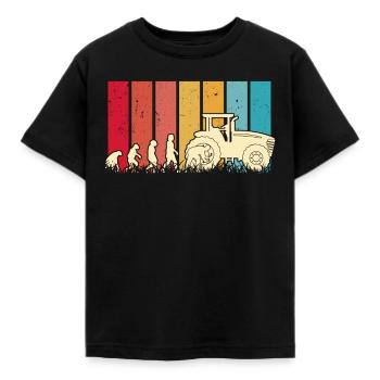 Mécanicien de machines agricoles Evolution - T-shirt Enfant - noir - Devant - AI Model Kid Female (0cm)