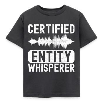 Paranormaler Ermittler Geister Jagen - Kinder T-Shirt - Dunkelgrau - Vorne - AI Model Kid Female (0cm)