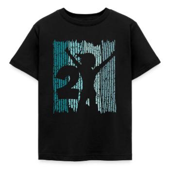 2nd Birthday Happy Birthday Congratulations - Kids' T-Shirt - black - Front - AI Model Kid Female (0cm)
