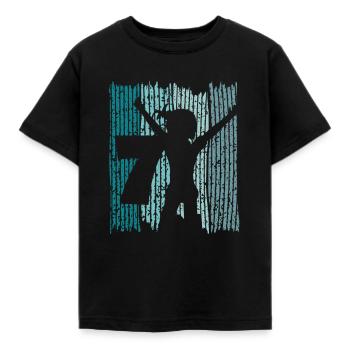 Happy Birthday 7th Birthday Birthday Shirt - Kids' T-Shirt - black - Front - AI Model Kid Female (0cm)