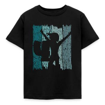 4th Birthday Happy Birthday Congratulations - Kids' T-Shirt - black - Front - AI Model Kid Female (0cm)