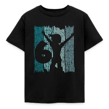 6th Birthday Happy Birthday Congratulations - Kids' T-Shirt - black - Front - AI Model Kid Female (0cm)