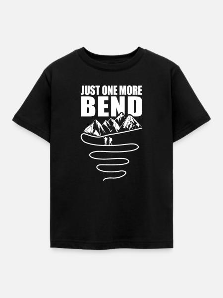 Nur noch eine Kurve - Kinder T-Shirt - Schwarz